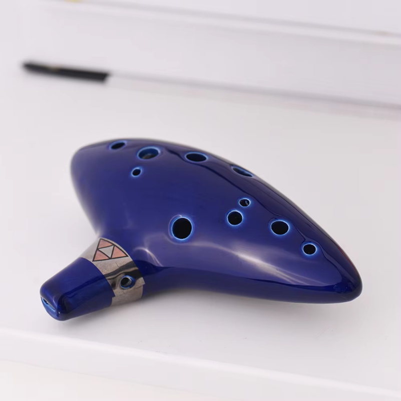 Musical Instrument Book - 12-gaats Ocarina keramische alt C fluit,