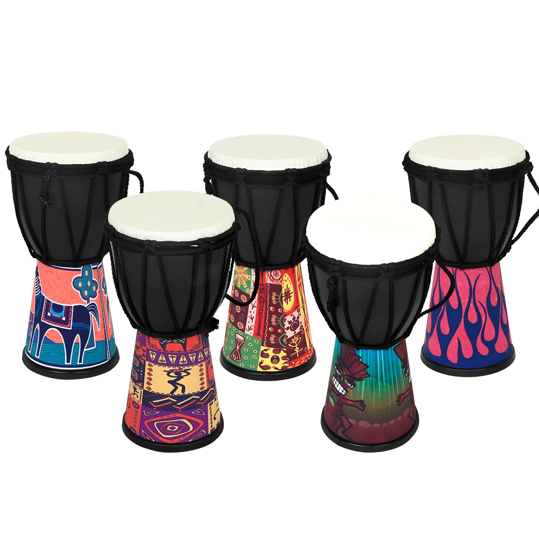 Musical Instrument Percussion - Afrikaanse trommel Handheld kindertrommel Geschenken Draagbare