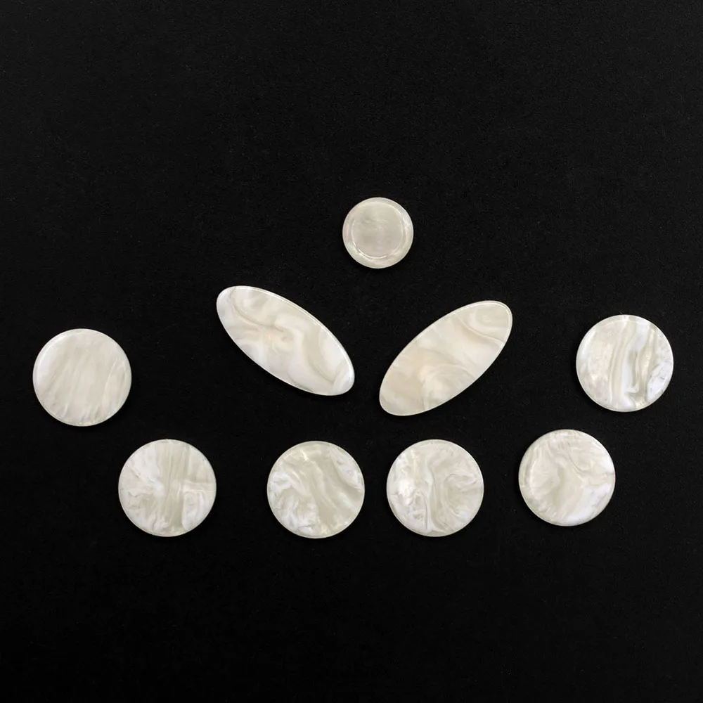 Musical Instrument Oboe - 9 Stks/set Saxofoon Witte Shell Toetsen