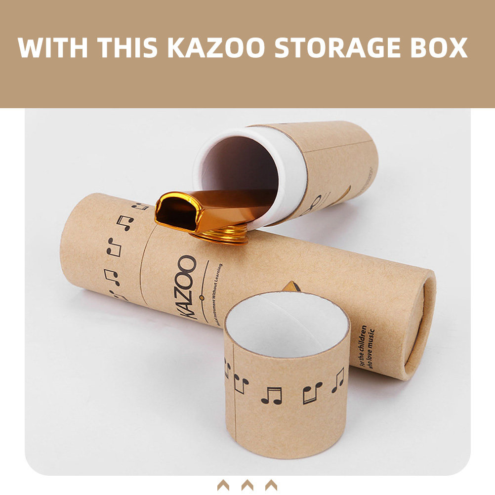 Musical Instrument Kazoo - 5 stuks Kazoo-opbergdoos, gemaakt van hoogwaardig
