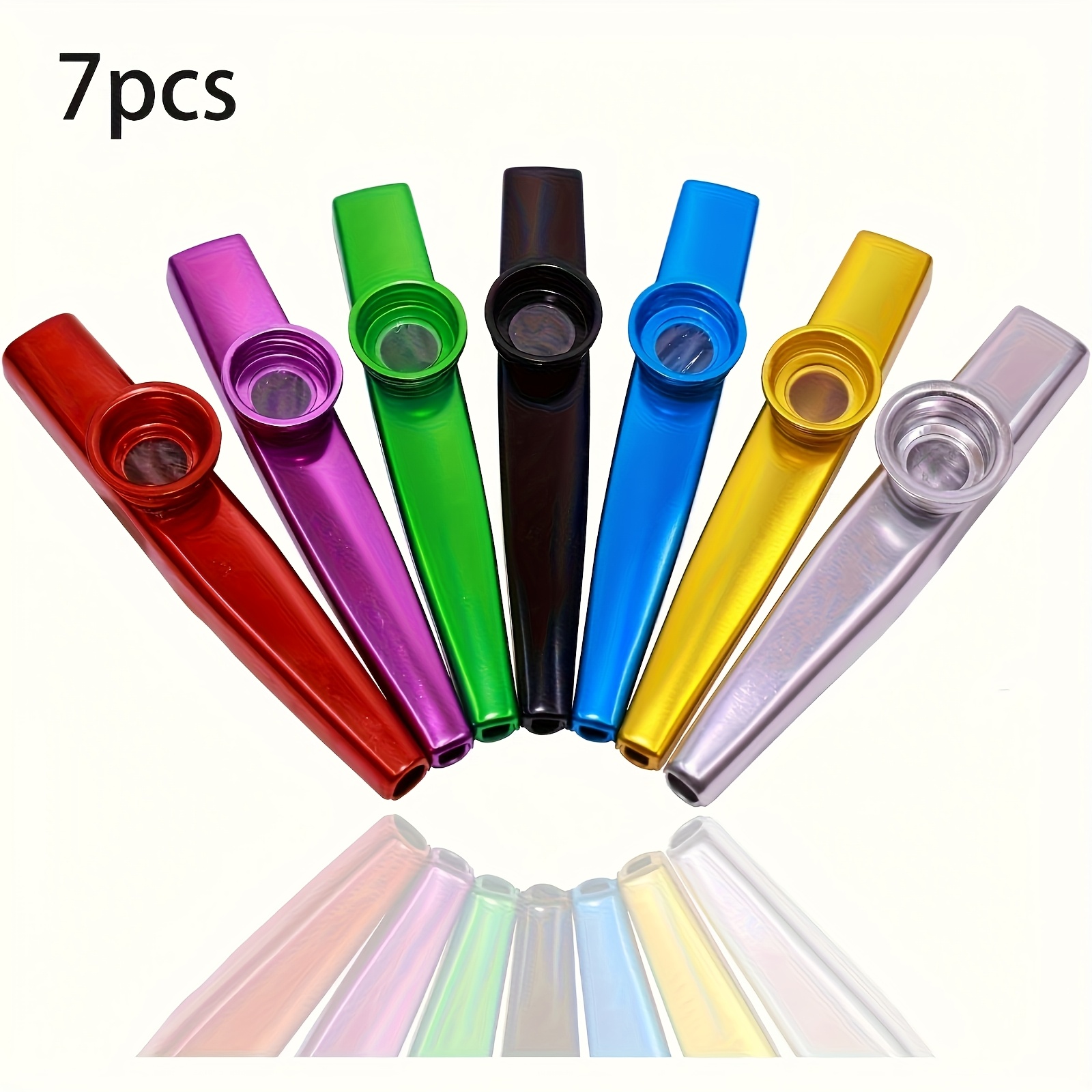 Musical Instrument Kazoo - 7 stks Metalen Kazoos Eenvoudig Ontwerp