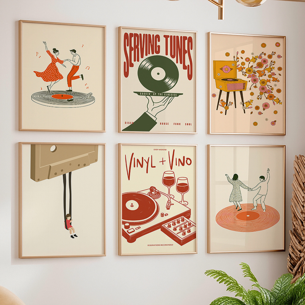 Musical Instrument Tuba - 1pc Vintage Muziek Canvas Poster Unframed