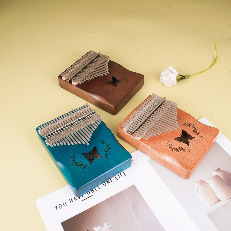 Musical Instrument Piano - 17 Key Hluru Kalimba Professionele Kwaliteit