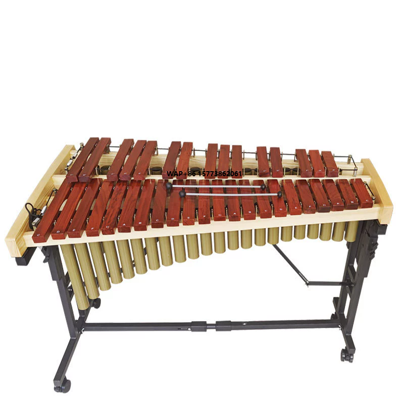 Musical Instrument Marimba - 37-tinten metalen xylofoon met plank Muzikale