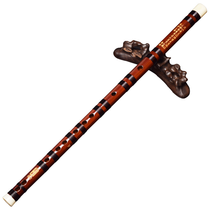 Musical Instrument Easy To Learn For Adults - Professionele bamboe dizi-fluit, 2 secties, hoogwaardig