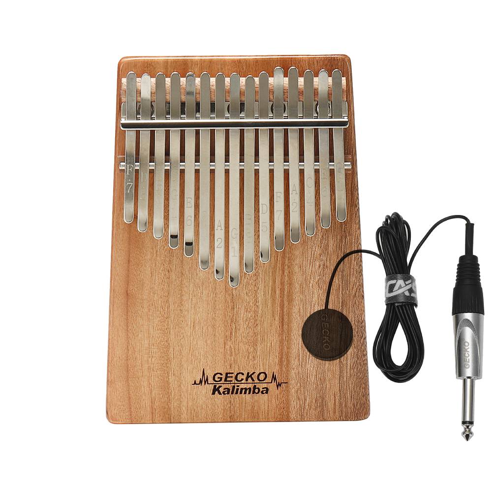 Musical Instrument Piano - GECKO 15-toetsen Kalimba G-toon duimpiano Mbira