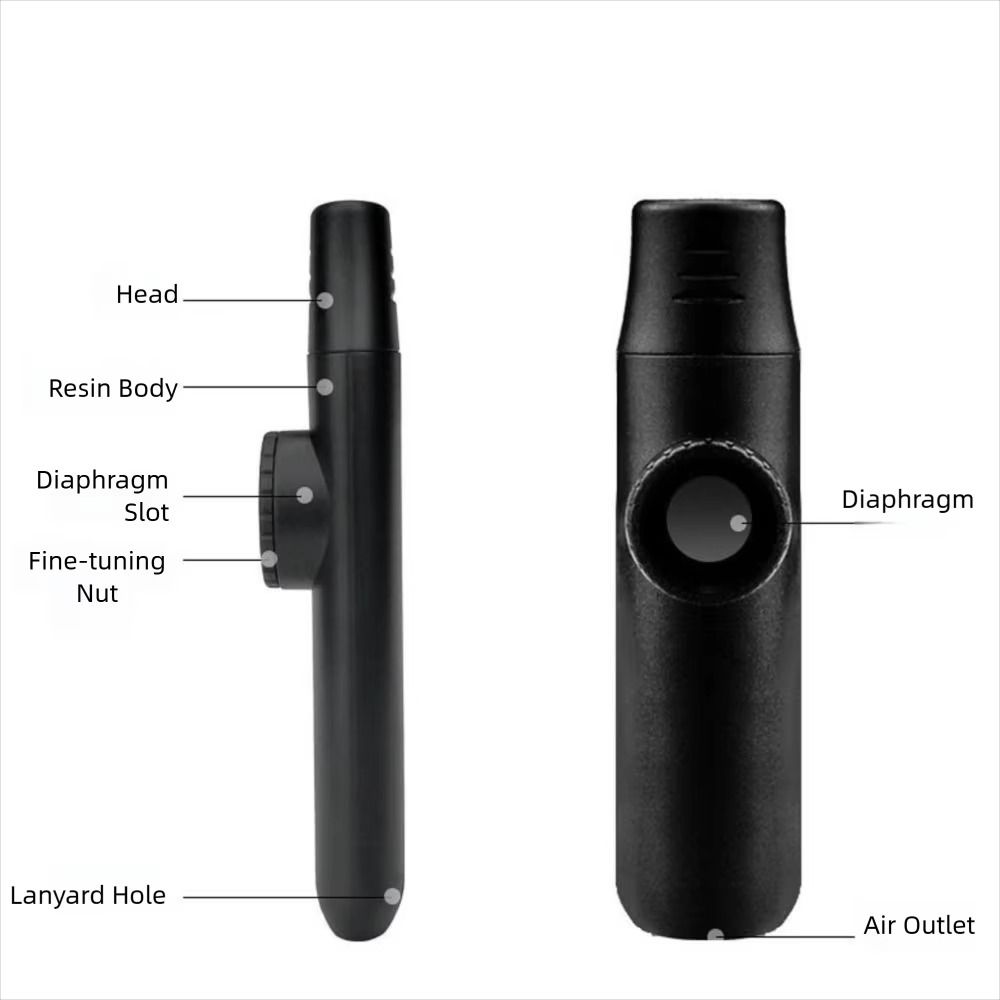 Musical Instrument Easy To Learn For Adults - Grappige, draagbare mini-kazoo, een lichtgewicht blaasinstrument