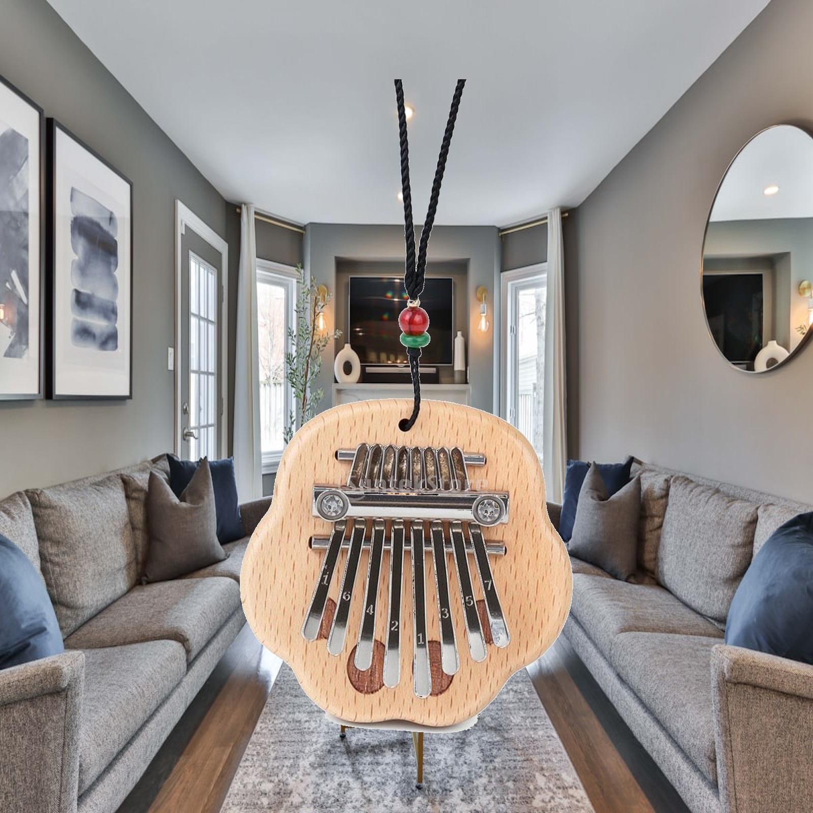 Musical Instrument Piano - Draagbaar mini-pianotoetseninstrument met 8 toetsen, gemaakt