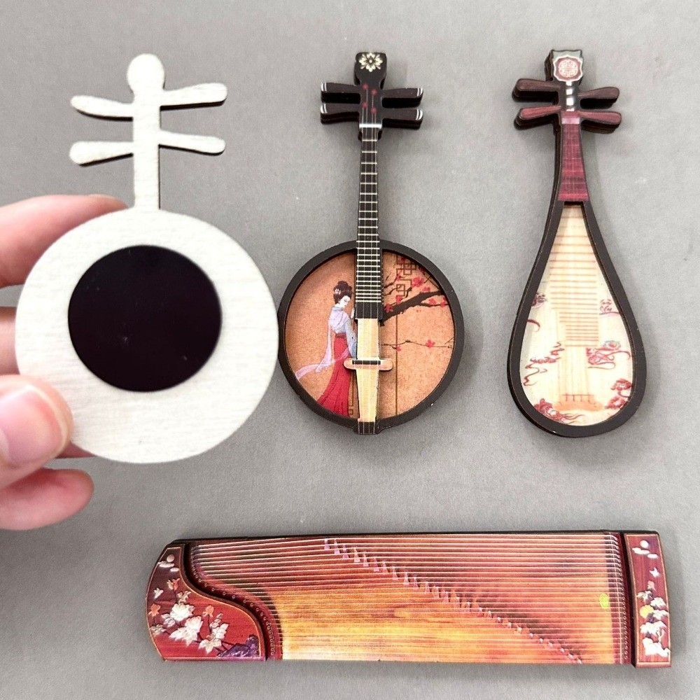 4 STUKS/SET Chinese stijl muzi - Musical Instrument Ancient recensie en prijs