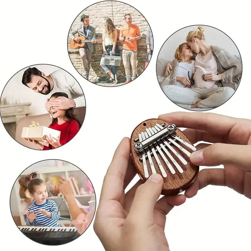 8 Key Mini Houten Kalimba Hoge - Musical Instrument Marimba recensie en prijs