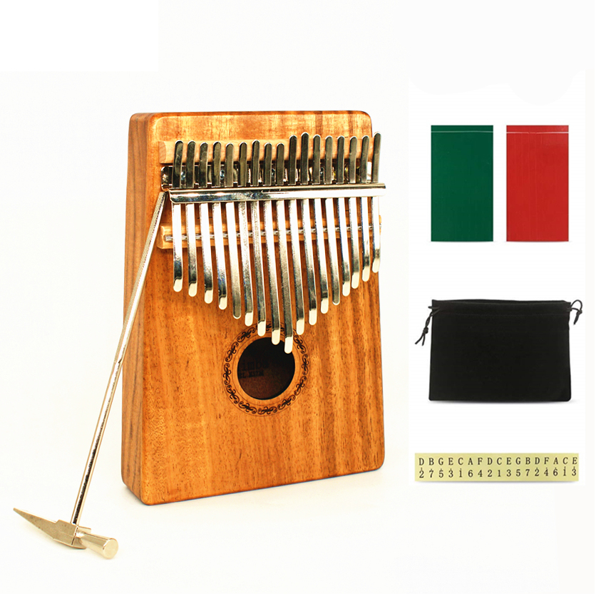 JDR 17 Key Finger Kalimba Maho - Musical Instrument Marimba recensie en prijs