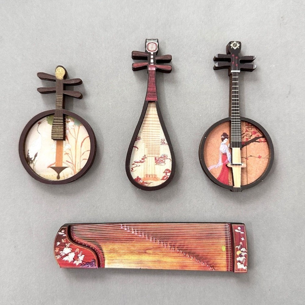 4 STUKS/SET Chinese stijl muzi - Musical Instrument Ancient recensie en prijs