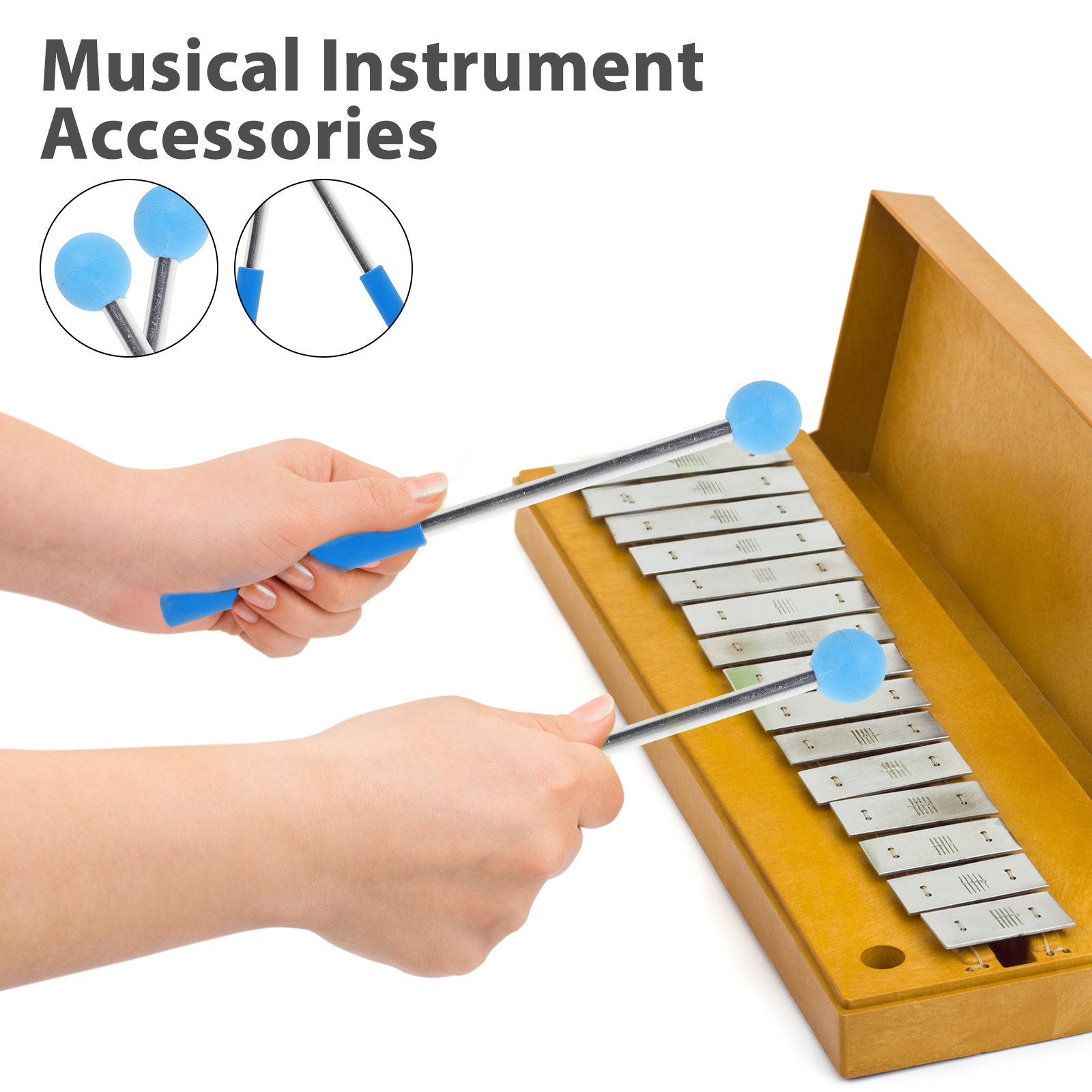 1 paar tongdrumstokken, marimb - Musical Instrument Marimba recensie en prijs