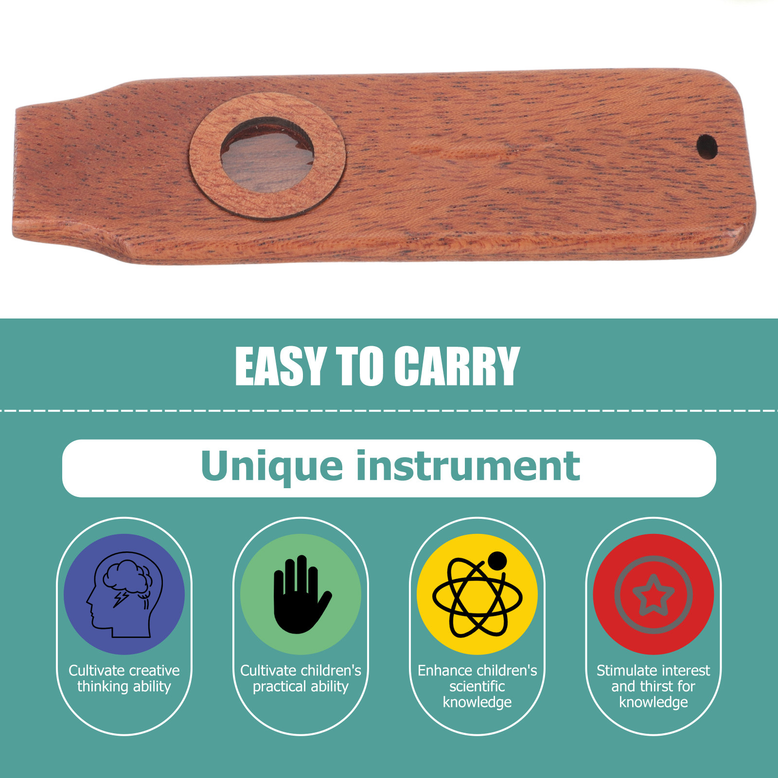 1 set houten kazoo, een muziek - Musical Instrument Kazoo recensie en prijs