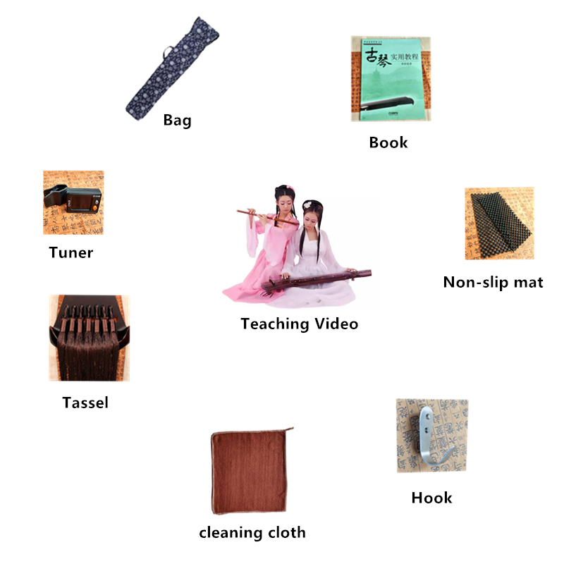 SevenAngel Guqin HunDun 7-snar - Musical Instrument Ancient recensie en prijs