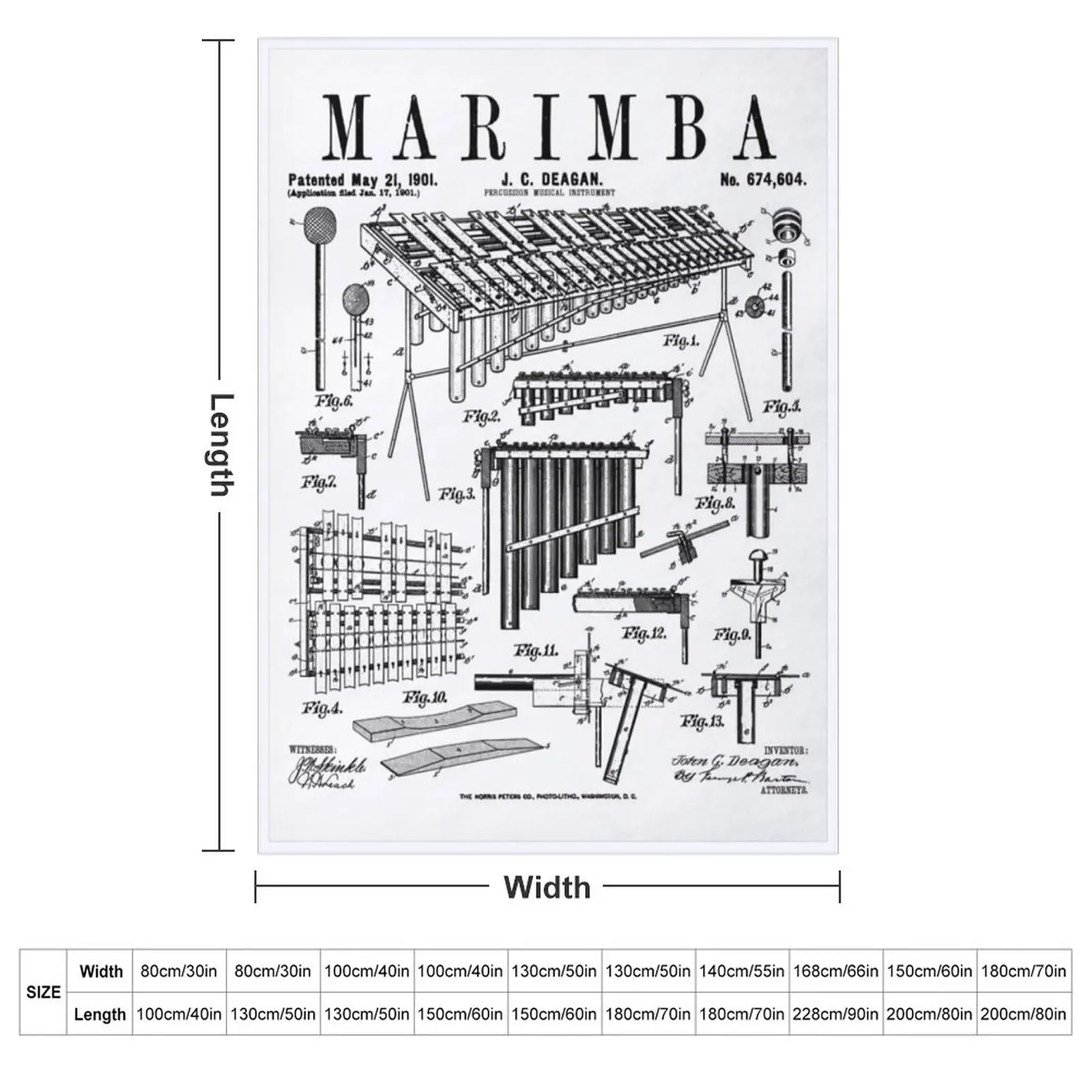Marimba-speler Percussie Muzie - Musical Instrument Marimba recensie en prijs