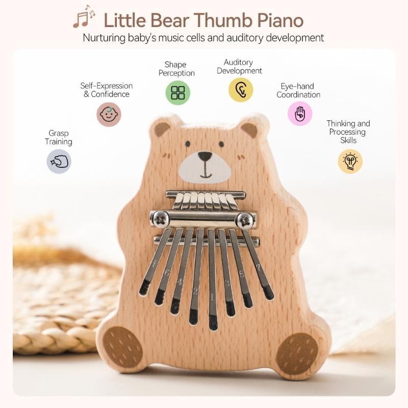 Houten 7-toetsen marimba duimp - Musical Instrument Marimba recensie en prijs
