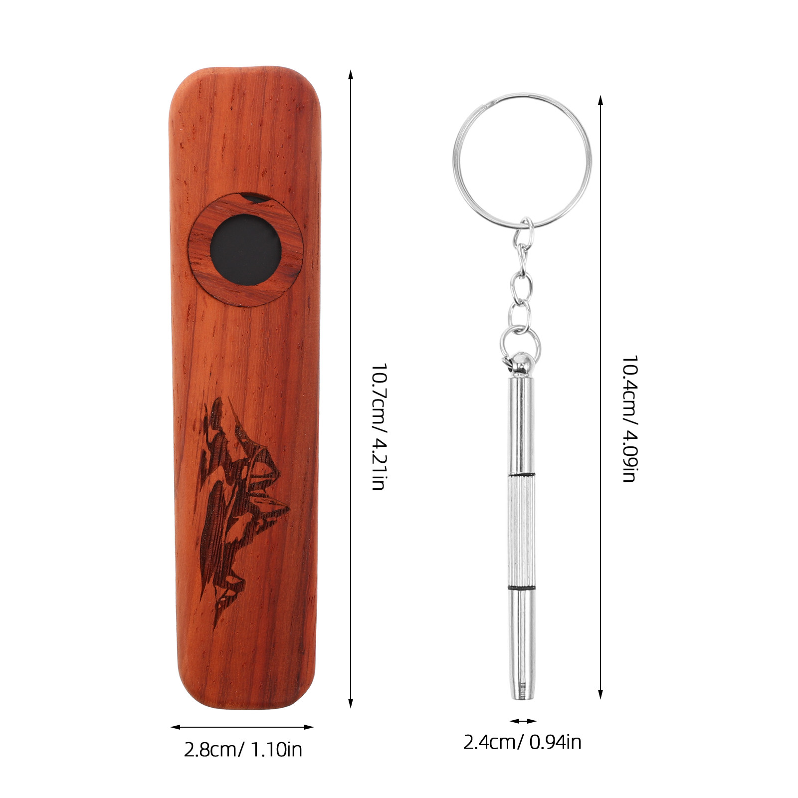 1 set houten kazoo van natuurl - Musical Instrument Kazoo recensie en prijs