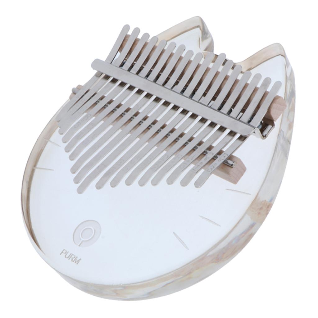 Kalimba 17-toetsen acryl trans - Musical Instrument Piano recensie en prijs