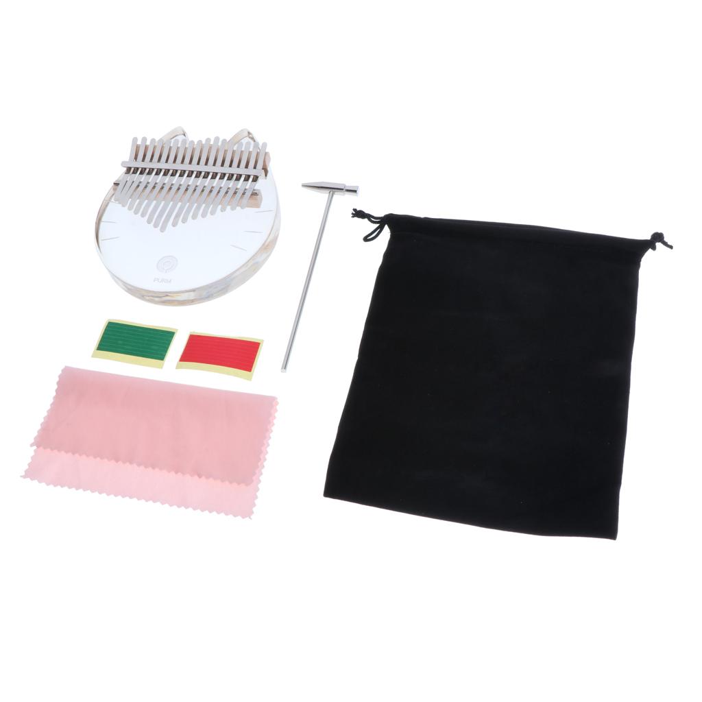 Kalimba 17-toetsen acryl trans - Musical Instrument Piano recensie en prijs