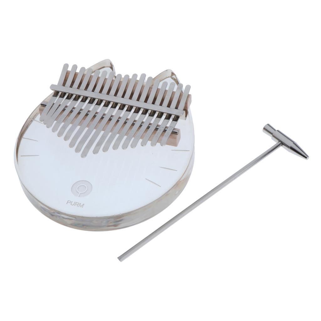 Kalimba 17-toetsen acryl trans - Musical Instrument Piano recensie en prijs